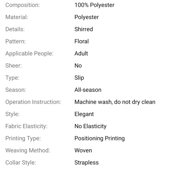 Blue and Orange Spaghetti Strap Sundress - Picture 8 of 12